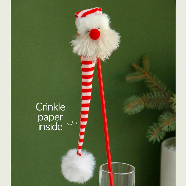 Lovely Caves Christmas Santa and Star Teaser Wand (2 Count)