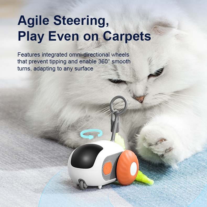 Lovely Caves Remote Control Car Chase Smart Cat Toy