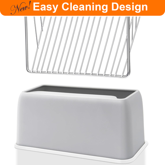 Lovely Caves Stainless Steel Cat Litter Scoop with Holder, Large