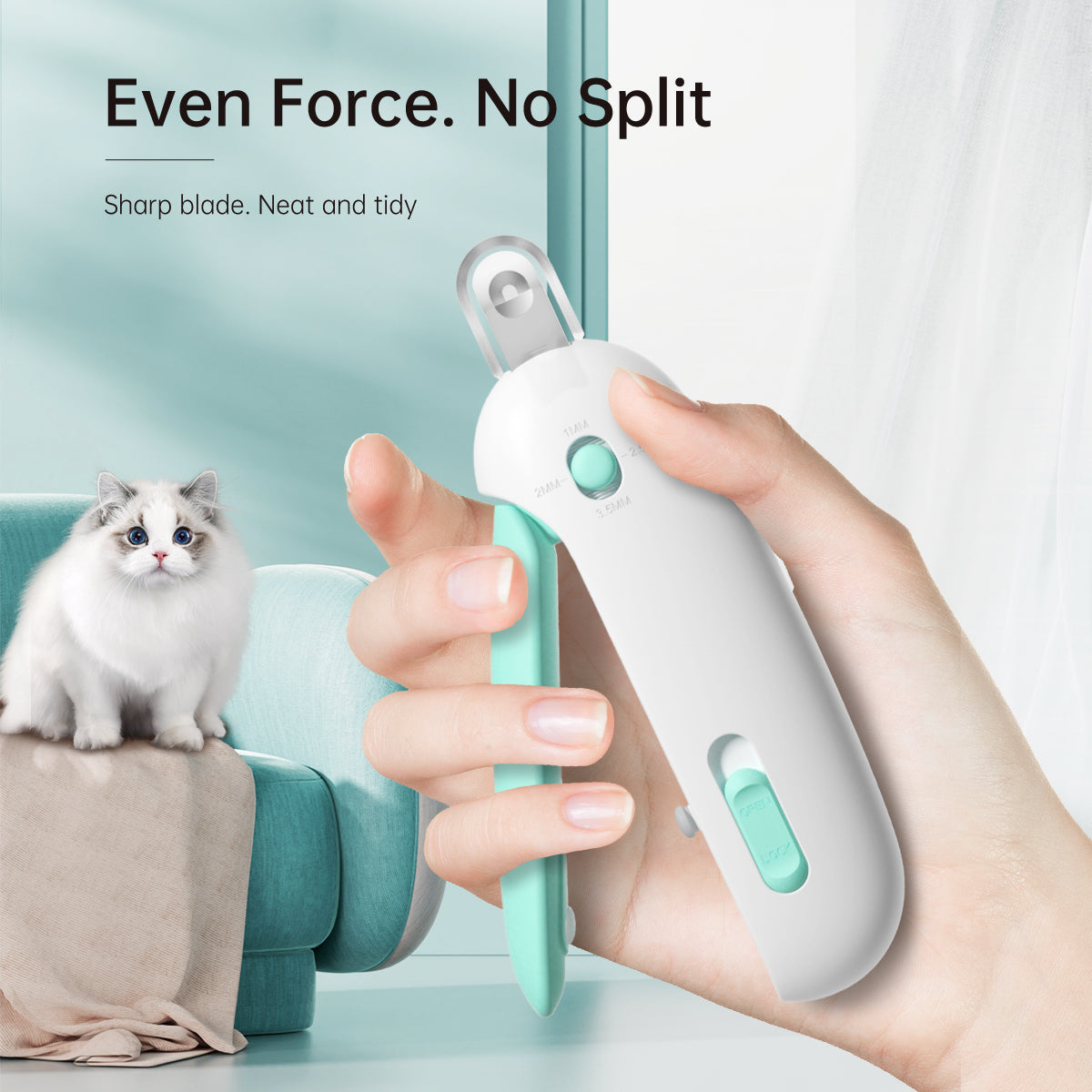 Lovely Caves Adjustable Round-Hole Cat Nail Clipper
