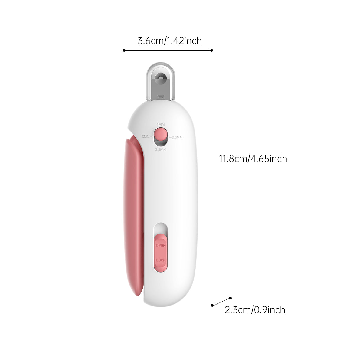 Lovely Caves Adjustable Round-Hole Cat Nail Clipper