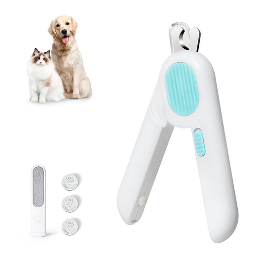 Lovely Caves Extra Large LED Light Cat Nail Clipper with Nail File