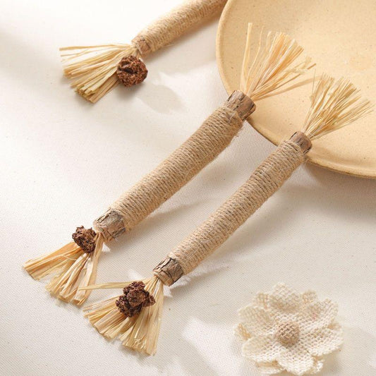 Lovely Caves Cat Premium Silvervine Sticks, Natural Cat Chew Teeth Cleaning Toy