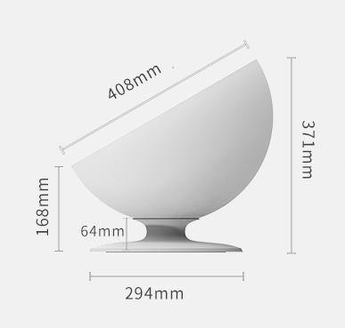 Boss Cat Cave Elevated Bed House Sofa for Cats Bowl Shaped Chair with 360-degree Rotation System - Lovely Caves