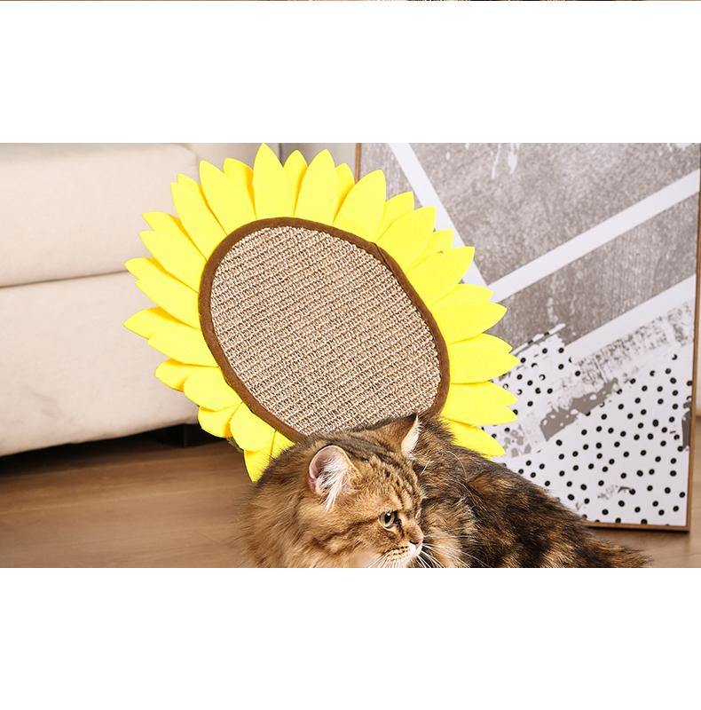 Lovely Caves Sunflower Cat Scratching Post Scratcher Cat Tree Decoration - Lovely Caves